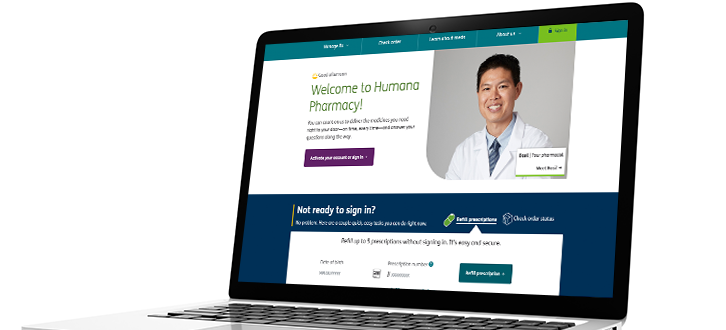 Humana Pharmacy website homepage